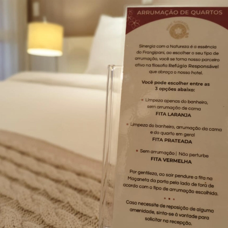 Hotel Frangiapni - Sustentabilidade
